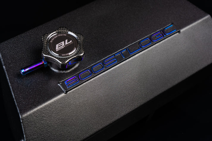 Boost Logic Titanium Coolant Reservoir for R35 GTR (Noir Edition)
