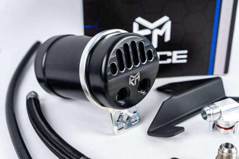 A90/A91 Billet Catch Can Kit w/ Fittings and Bracket - Vital Motorsports Center
