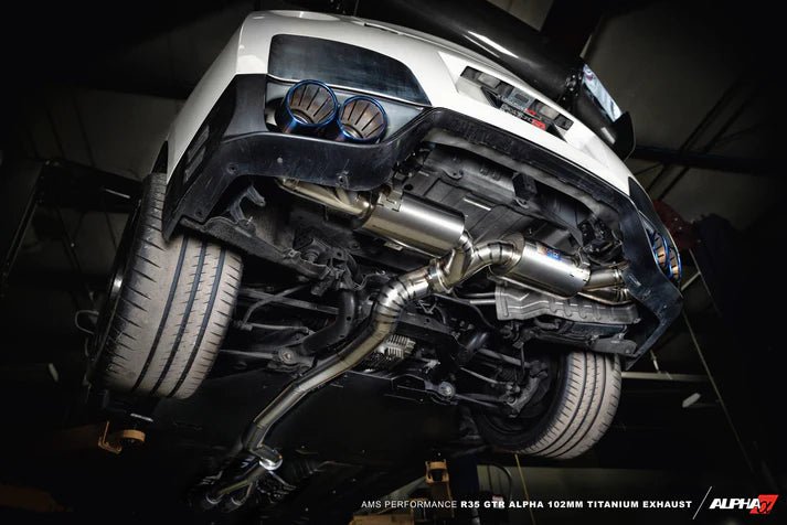 AMS PERFORMANCE R35 GTR ALPHA 102MM TITANIUM EXHAUST - Vital Motorsports Center