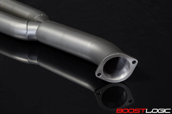 Boost Logic Midpipe (Y - Pipe) Nissan R35 GTR 09+ (Coated) - Vital Motorsports Center