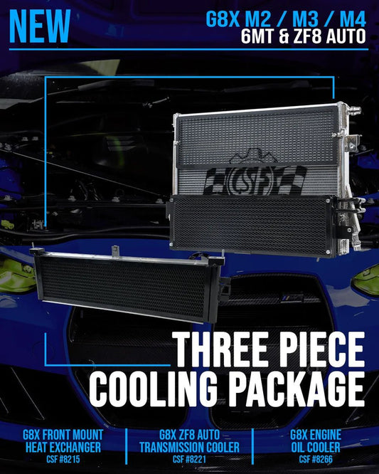CSF CSF G8X M2 / M3 / M4 3 Piece Cooling Package - Vital Motorsports Center