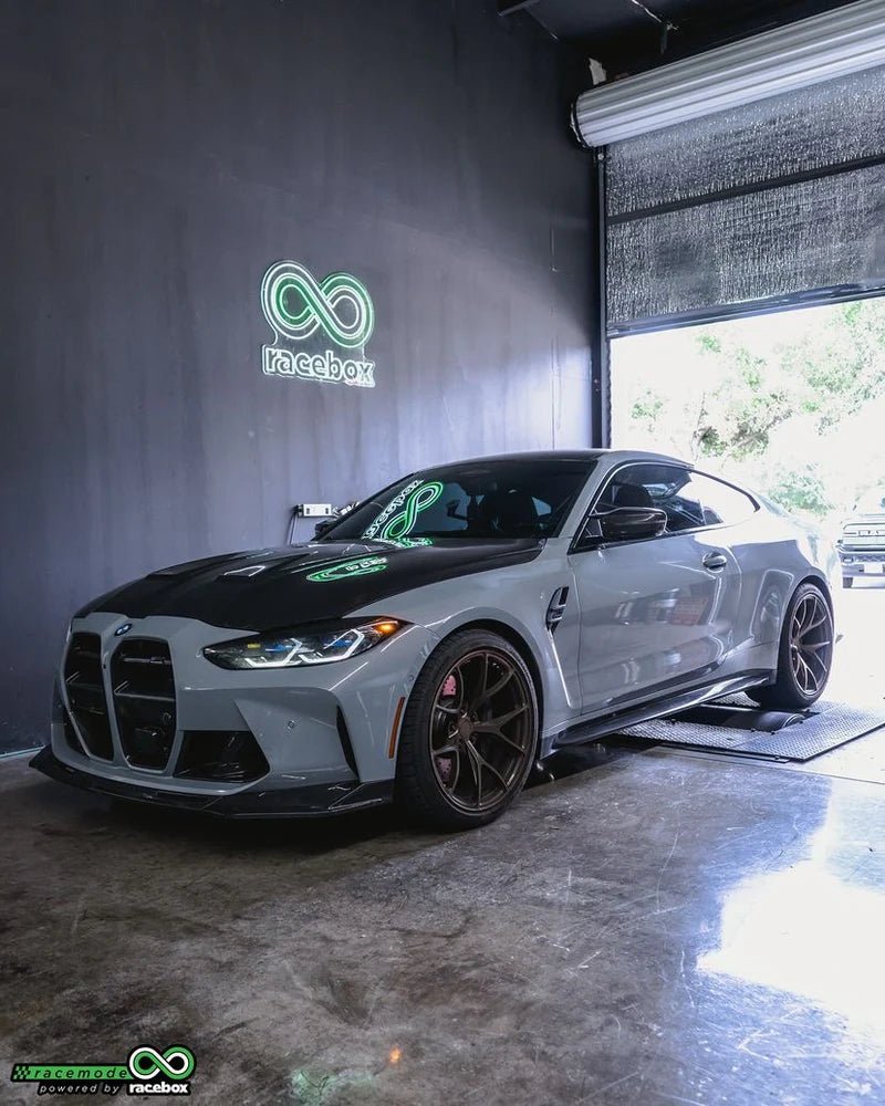 Dry Carbon Fiber V - Style Front Lip - G80 M3 | G82/G83 M4 - Vital Motorsports Center