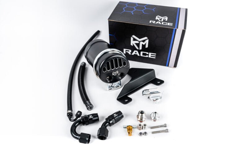 A90/A91 Billet Catch Can Kit w/ Fittings and Bracket - Vital Motorsports Center