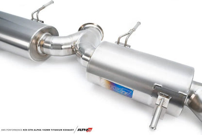 AMS PERFORMANCE R35 GTR ALPHA 102MM TITANIUM EXHAUST - Vital Motorsports Center