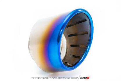 AMS PERFORMANCE R35 GTR ALPHA 102MM TITANIUM EXHAUST - Vital Motorsports Center