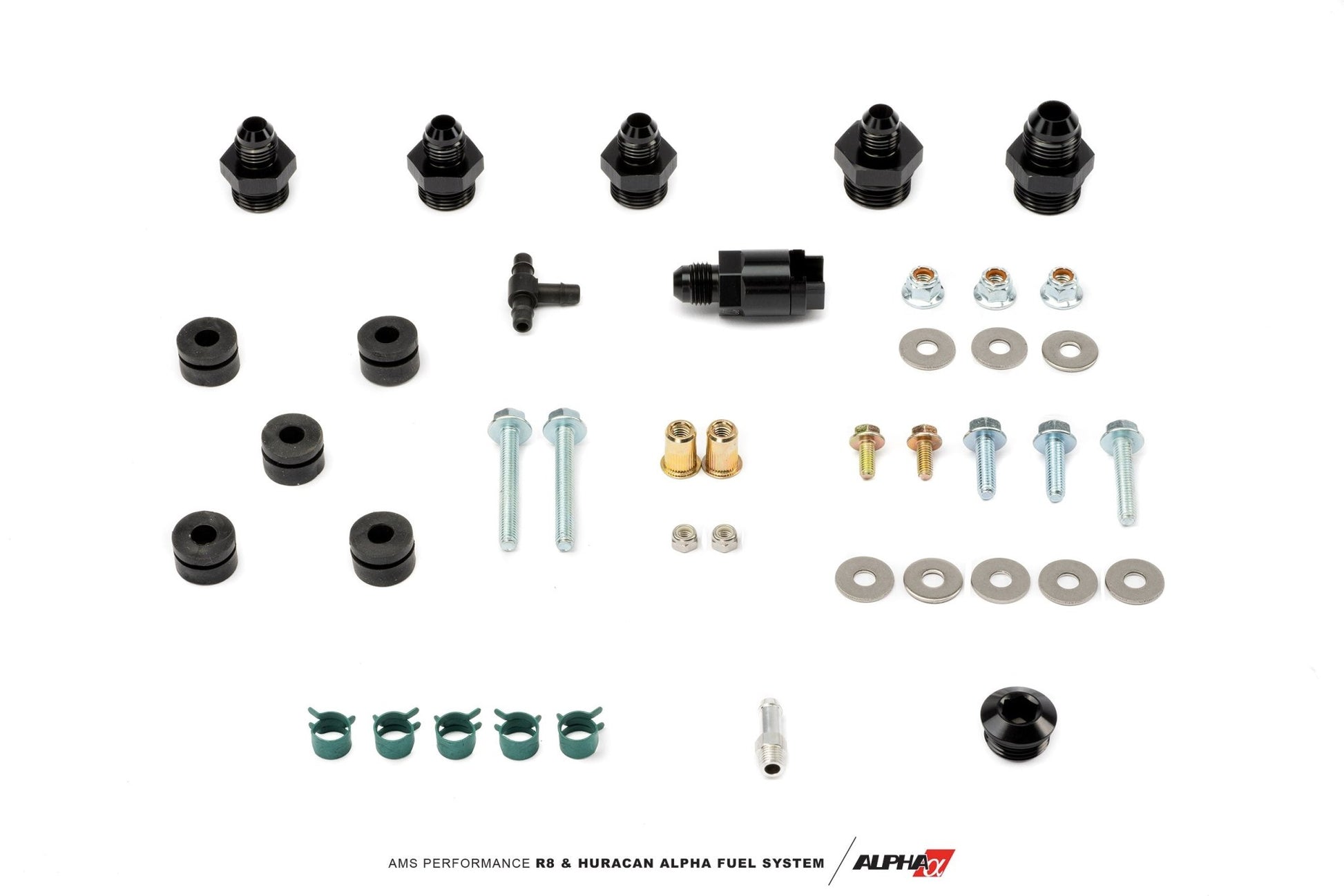 AMS Performance R8/Huracan Alpha Fuel System – Fuel Pressure Regulator + Fuel Line Kit - Vital Motorsports Center