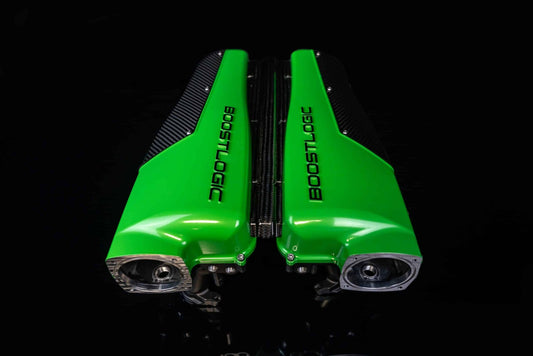 Boost Logic Audi R8/Lamborghini Huracan Billet and Carbon Fiber Intake Manifold - Vital Motorsports Center