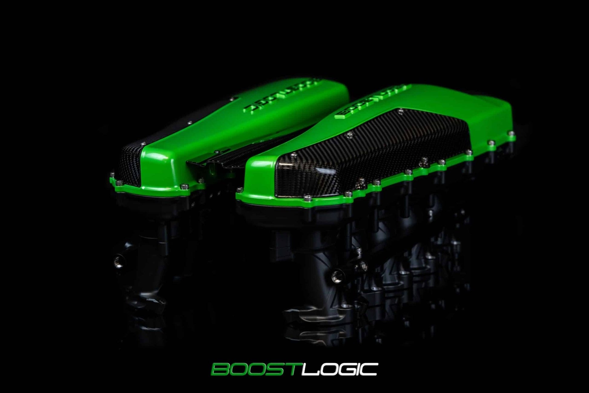 Boost Logic Audi R8/Lamborghini Huracan Billet and Carbon Fiber Intake Manifold - Vital Motorsports Center
