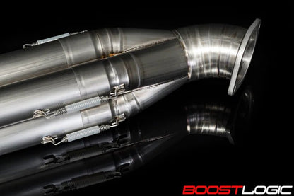 Boost Logic Formula Series Quadzilla Titanium Midpipe Nissan R35 GTR 09+ - Vital Motorsports Center