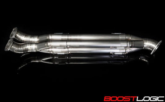 Boost Logic Formula Series Quadzilla Titanium Midpipe Nissan R35 GTR 09+ - Vital Motorsports Center