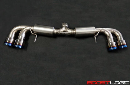 Boost Logic R35 4″ Titanium Exhaust Nissan R35 GTR 09+ - Vital Motorsports Center