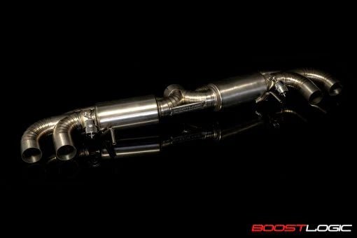 Boost Logic R35 4″ Titanium exhaust Valved Section Upgrade - Vital Motorsports Center