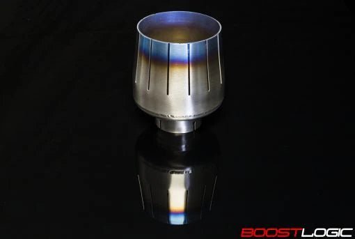 Boost Logic R35 F16 Titanium Exhaust Tip Set Nissan R35 GTR 09+ - Vital Motorsports Center