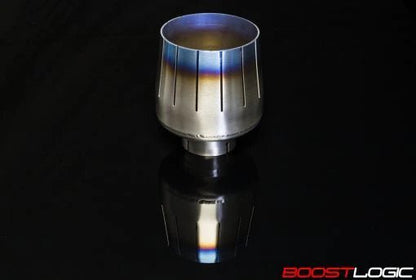 Boost Logic R35 F16 Titanium Exhaust Tip Set Nissan R35 GTR 09+ - Vital Motorsports Center