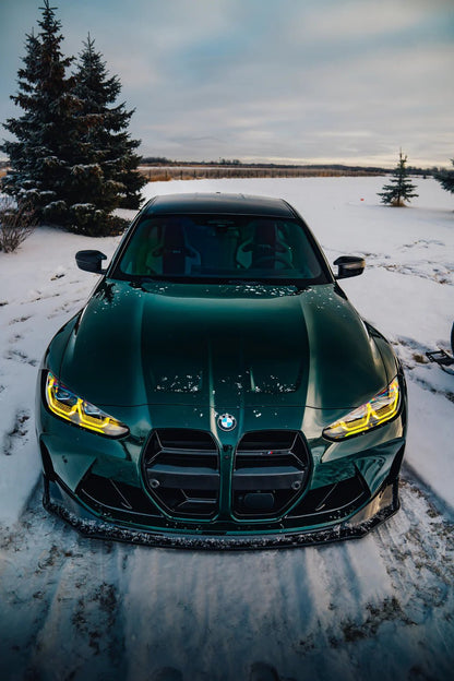 Dry Carbon Fiber CSL Style Front Grill - G80 M3 | G82/G83 M4 - Vital Motorsports Center