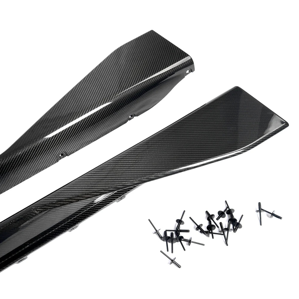Dry Carbon Fiber M Performance Side Skirts - G80 M3 | G82/G83 M4 - Vital Motorsports Center