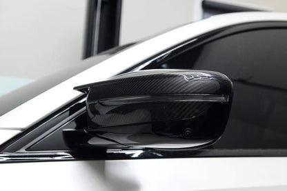 Dry Carbon Fiber Mirror Caps - G80 M3 | G82/G83 M4 - Vital Motorsports Center
