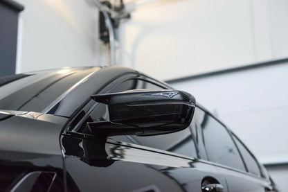 Dry Carbon Fiber Mirror Caps - G80 M3 | G82/G83 M4 - Vital Motorsports Center
