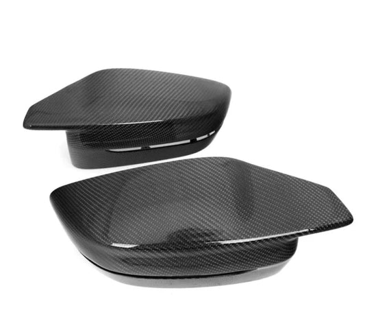 Dry Carbon Fiber Mirror Caps - G80 M3 | G82/G83 M4 - Vital Motorsports Center
