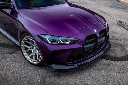 Dry Carbon Fiber V - Style Front Lip - G80 M3 | G82/G83 M4 - Vital Motorsports Center