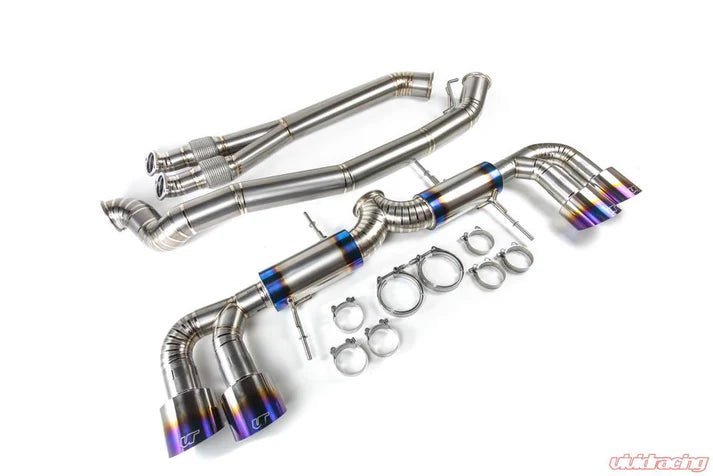 VR Performance Nissan R35 GTR Titanium 102mm Exhaust System - Vital Motorsports Center